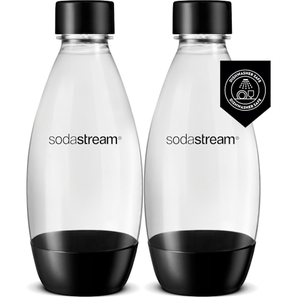 Sodastream DWS Fuse drikkeflaske, sort, 2 stk