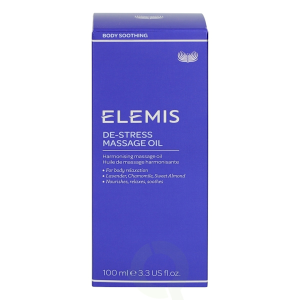 Elemis De-Stress Massage Oil 100 ml For Body Reparation