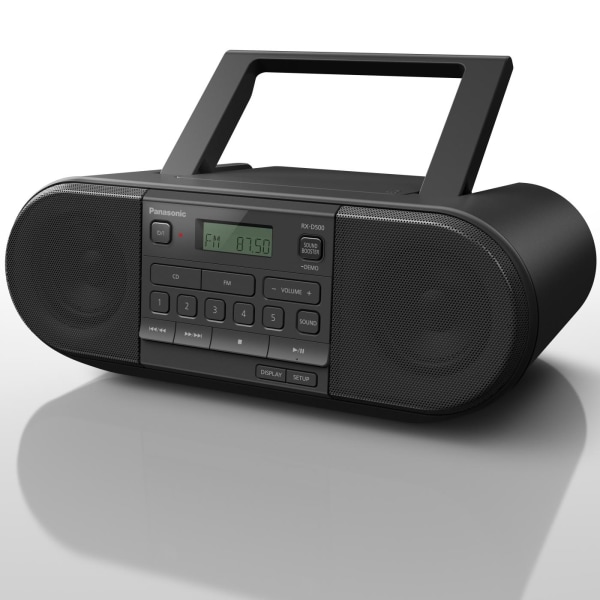 Panasonic Kraftfull bärbar radio med CD