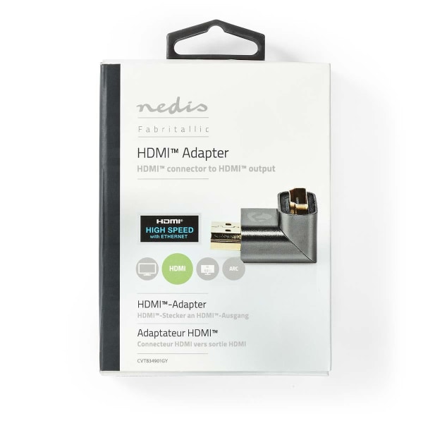 Nedis HDMI™ Adapter | HDMI™ Han / HDMI™ Stik | HDMI ™ -udgang /