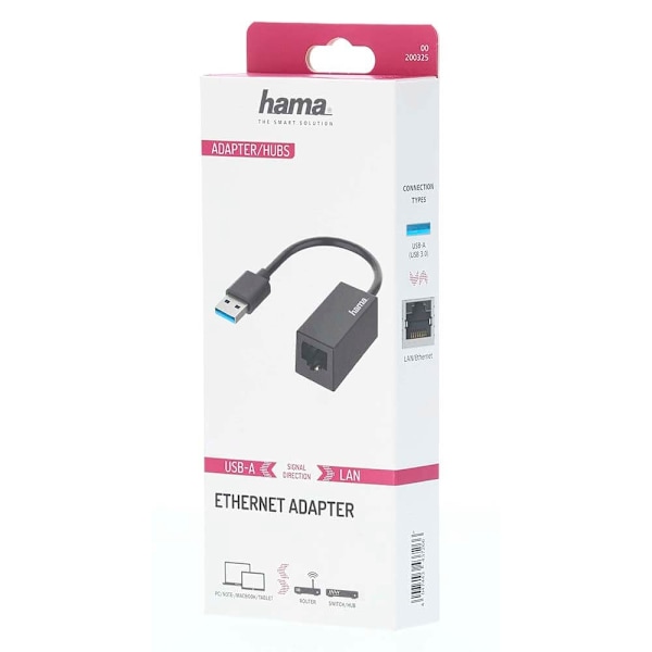 Hama Netværksadapter USB 3.0 USB - LAN/Ethernet 10/100/1000