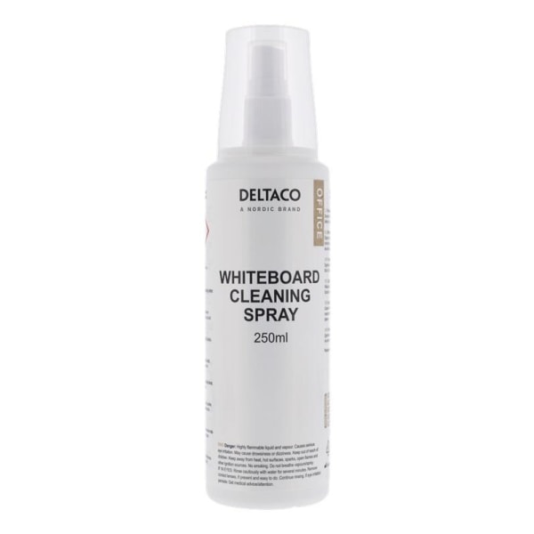 DELTACO OFFICE Rengøringsspray til whiteboard, 250 ml