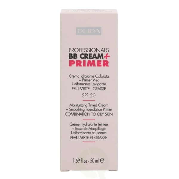 Pupa Milano Pupa Pupa Professionals BB Cream + Primer SPF20 50 ml #001 Nude - Combination To Oily Skin