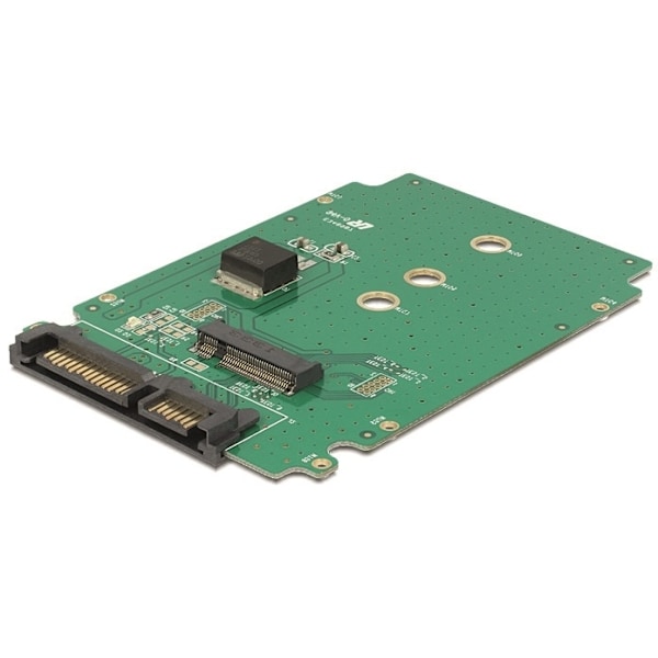 DeLOCK sovitin, 22-pinninen SATA - M.2, 6Gb/s, vihreä
