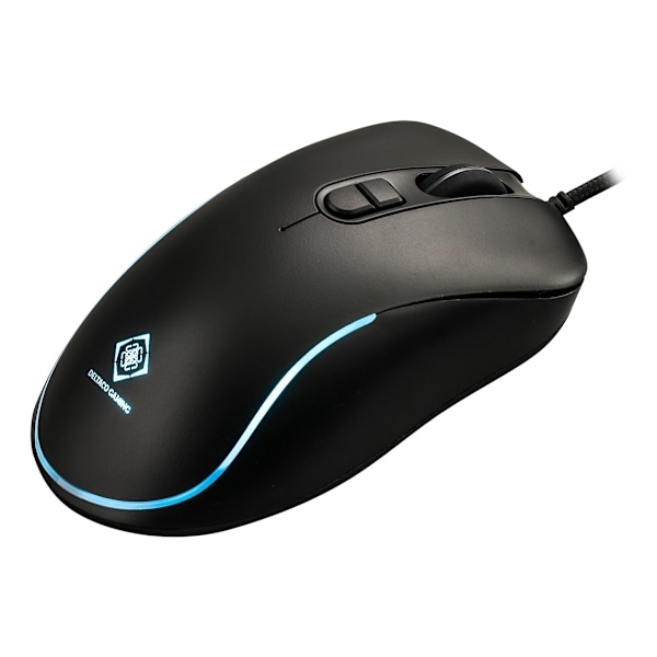 DELTACO GAMING DM120 optical gaming mouse, 3200 DPI, LED, black