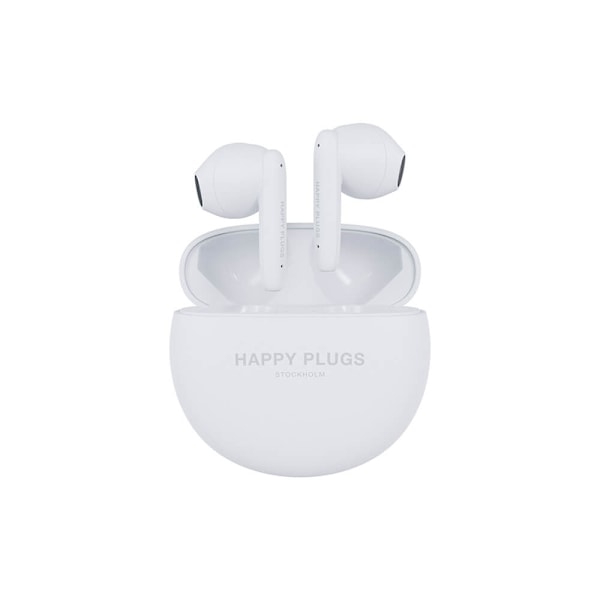 Happy Plugs Hörlur Joy Lite In-Ear TWS Vit Vit