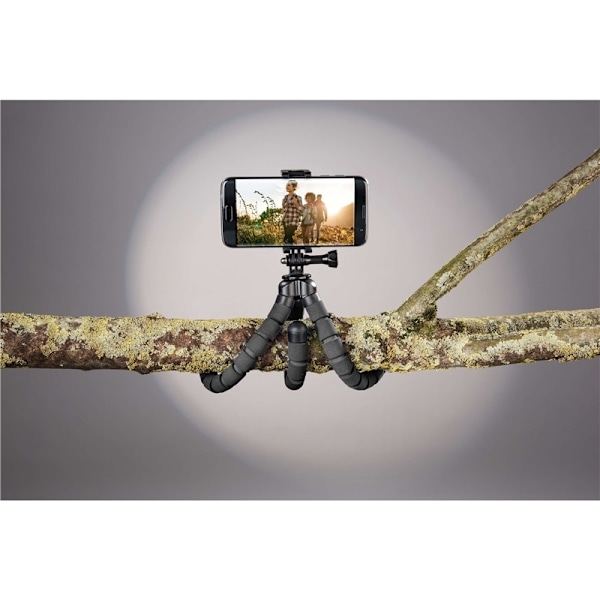 Hama Bordstativ Flex Smartphone & GoPro 26cm Sort