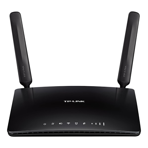 TP-Link langaton 3G-/4G-reititin, 2,4GHz, 300Mbps, 4x LAN/WAN, musta
