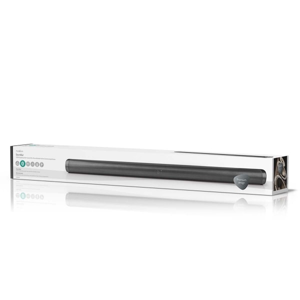 Nedis Soundbar | 2.0 | DSP Programmer | 135 W | 1 x Optisk / 1x 3.5 mm / 1x Coax Audio / 1x USB | 1x HDMI (with ARC) | Bluetooth® | Kan monteres | Mør