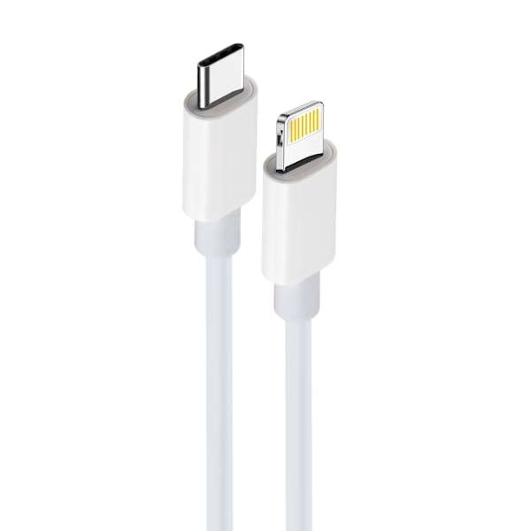 Maxlife MXUC-05 Power Direct USB-C till Lightningkabel 2,0 m 20W, Vit