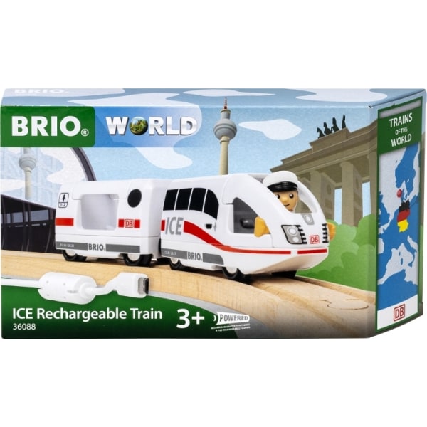BRIO 36088 - Trains of the World ICE laddningsbart tåg