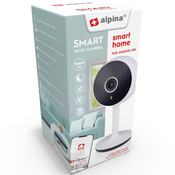 Alpina WiFi Smart Inomhus Kamera 1080p
