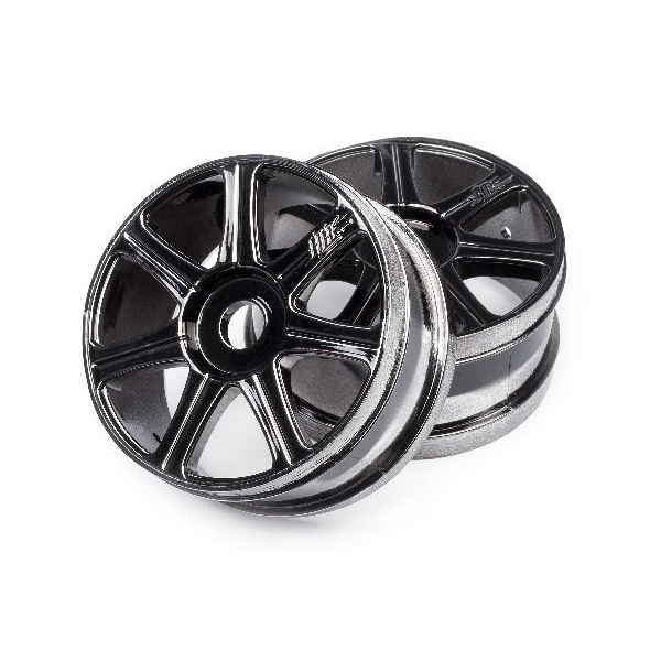 Hb Edge Wheel (Black Chrome/2Pcs)