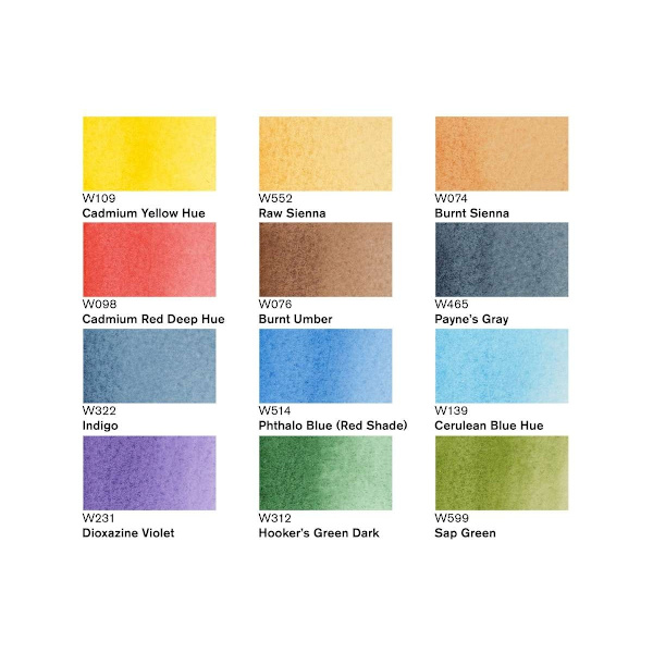 WINSOR Watercolour marker set, landscape tones 12pcs
