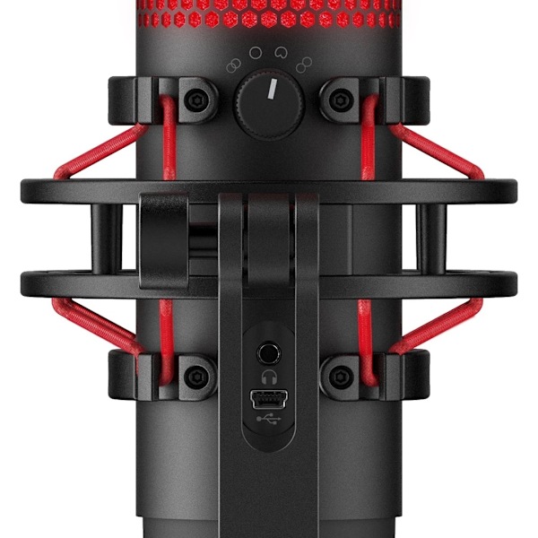 HyperX Quadcast mikrofon för streaming, gaming & podcast