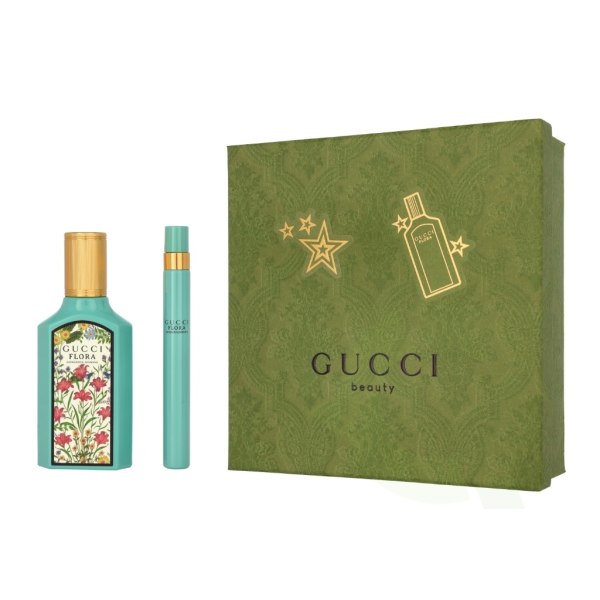 Gucci Flora Gorgeous Jasmine Giftset 60ml Edp Spray 50ml/Edp Mi