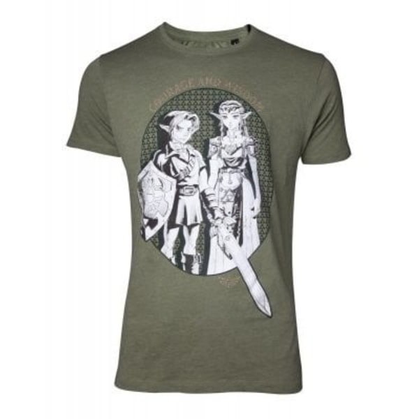 T-shirt Legenden om Zelda - Link & Prinsesse Zelda, XL
