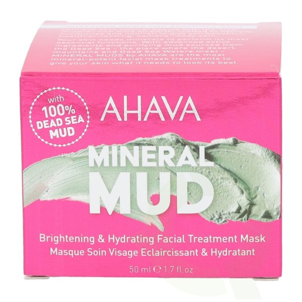 Ahava Mineral Masks Bright. & Hydr. Fac. Treatm. M 50 ml For Sensitive Skin