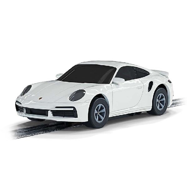 SCALEXTRIC Micro Porsche 911 Turbo Car, white 1:64