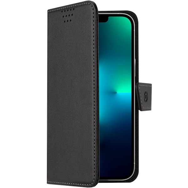 Celly MagSafe Wallet Case iPhone 13, Sort Svart