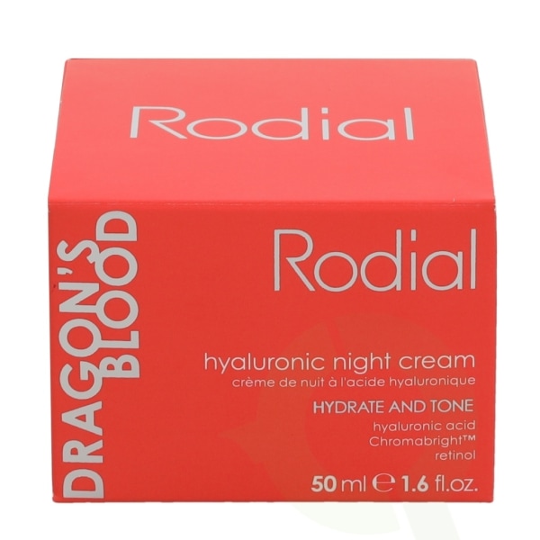 Rodial Dragon's Blood Hyaluronic Night Cream 50 ml Hydrate And T