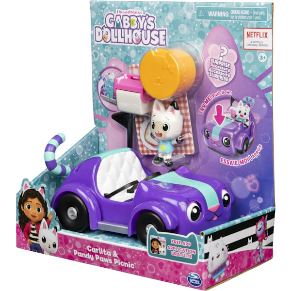 Gabby's Dollhouse - Carlita & Pandy Paws Picknick-lekset