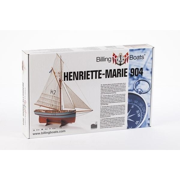 Billing Boats 1:50 HENRIETTE MARIE - Wooden hull