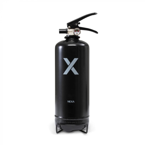 Nexa brandsläckare, 2 Kg ABC-pulver (Svart)