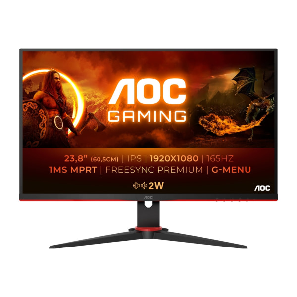 AOC Gaming-skærm LED 24G2SPAE/BK 23.8 1920 x 1080 (Fuld HD) VGA (