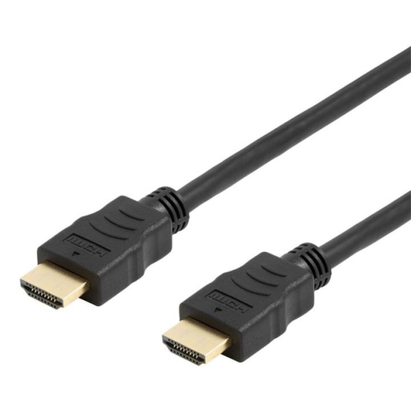 DELTACO Office High Speed HDMI kabel, 1m, 4K UHD, 19-polet, sort