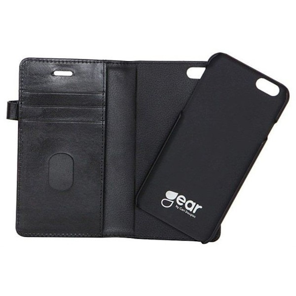 BUFFALO Wallet Læder iPhone 6 Plus Sort Svart