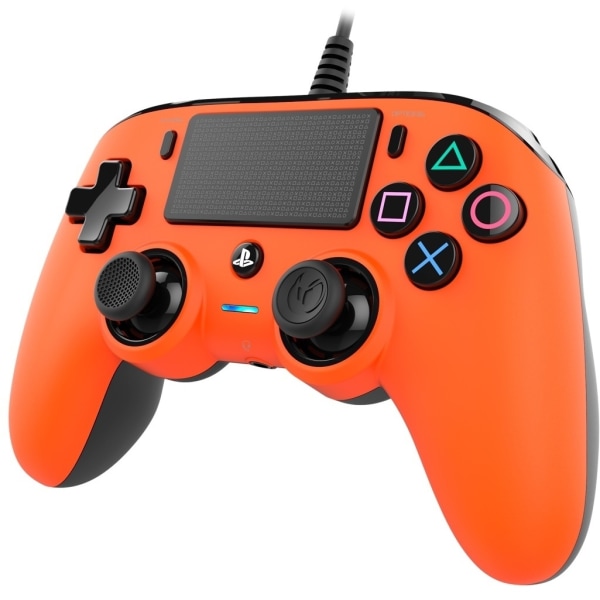 Nacon Wired Compact Controller, Orange, PS4