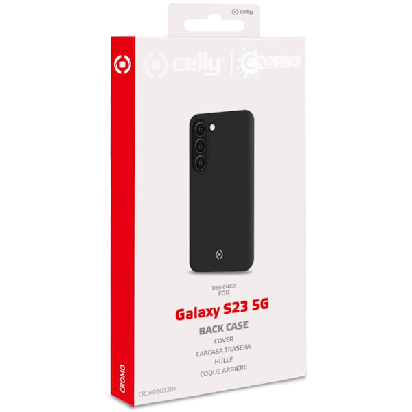 Celly Cromo Soft rubber case Galaxy Svart