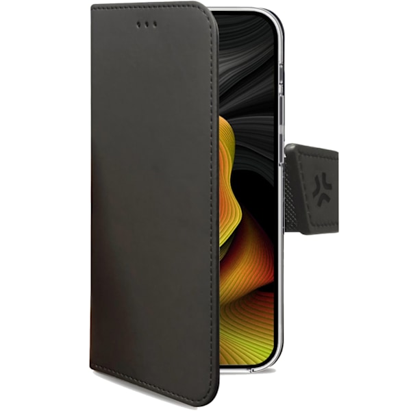 Celly Wally Wallet Case iPhone 15 Pro Max Svart Svart