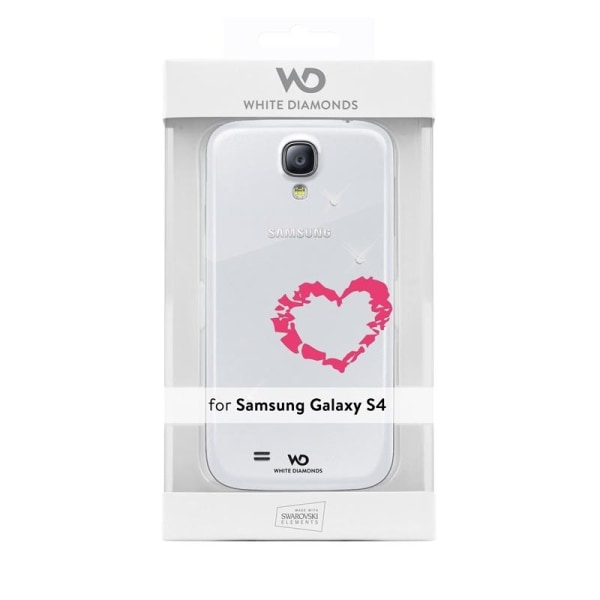 WD Lipstick Samsung Galaxy S4 Heart, rosa (2310LIP61) Transparent