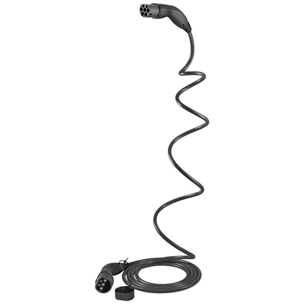 LAPP MOBILITY HELIX laddkabel Typ 2, upp till 7,4 kW, m, svart (5555935002) 32 A, 1-fas, för laddning av hybrid- och elbilar med Typ 2-anslutning