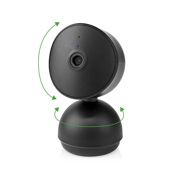 Nedis SmartLife Sisäkamera | Wi-Fi | Full HD 1080p | Kääntö/kallistus | MicroSD (ei sisälly) / Onvif / Pilvipalvelutallennus (valinnainen) | Liiketunn