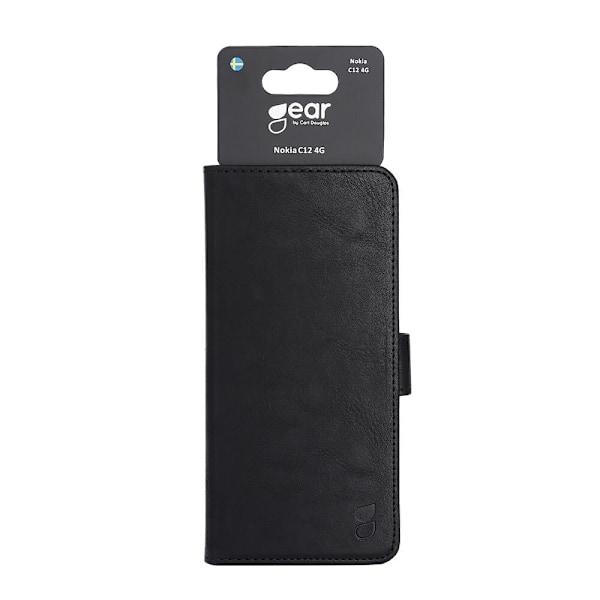 GEAR Classic Wallet 3 card NOKIA C12 4G Black Svart