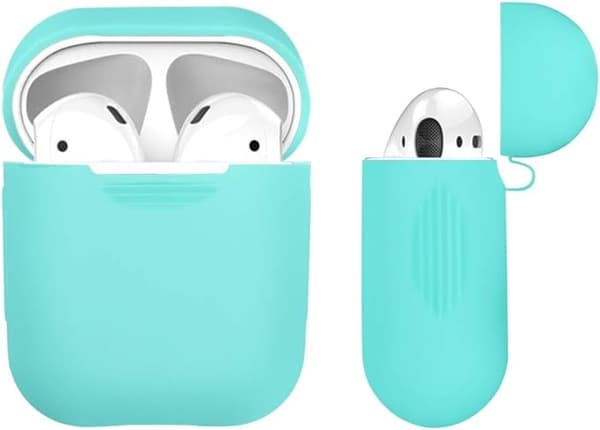 Silikonebeskyttelse til Apple Airpods, Blå