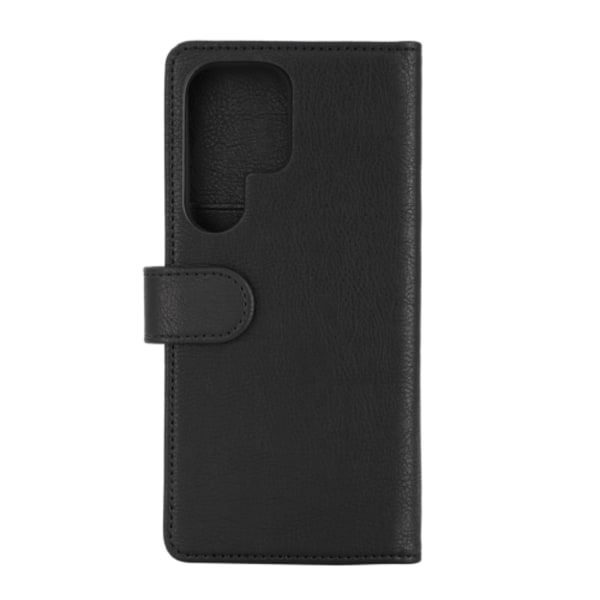 essentials Samsung Galaxy S23 Ultra PU wallet, detachable,blk Svart