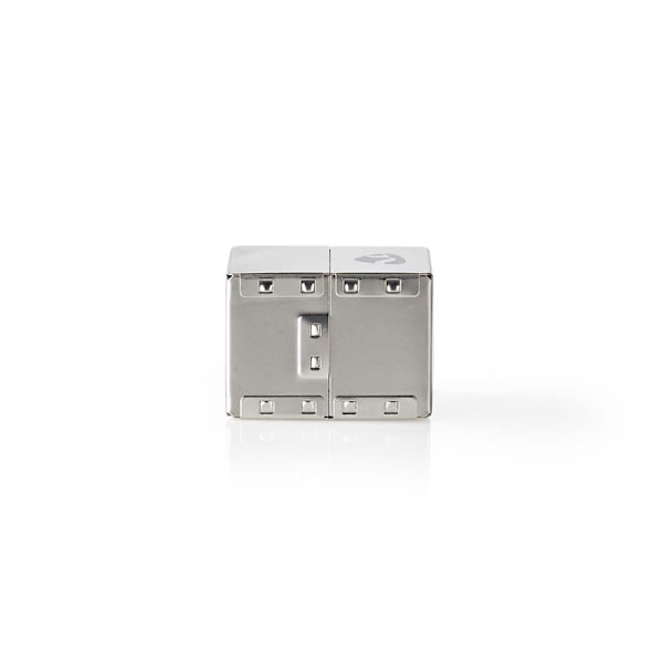 Nedis Netværkskobling | CAT6 | Skærmet | RJ45 Hun | RJ45 Hun | Lige | Metal | Box