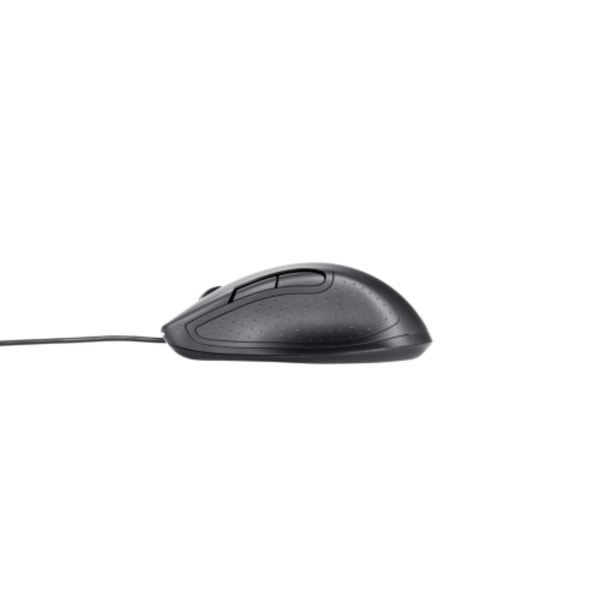 Deltaco Silent Wired Office mouse 5 buttons, 600-1200 DPI, black