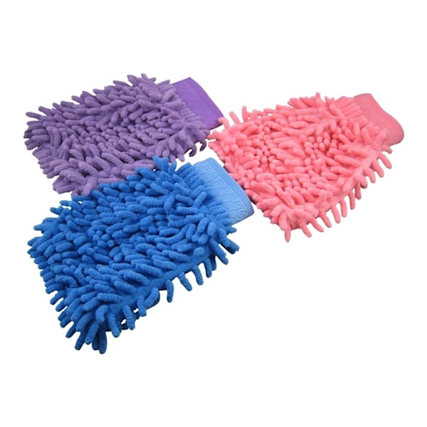 Tvättvante i mikrofiber (Blå)