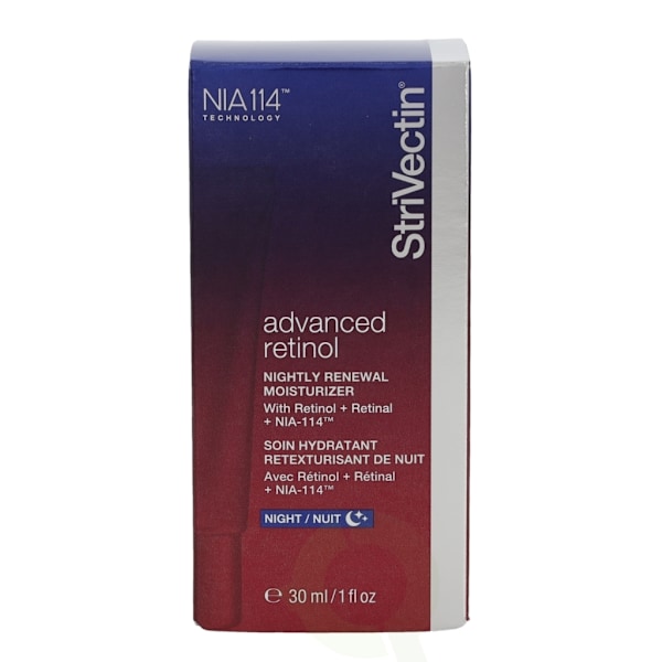 StriVectin Advanced Retinol Nightly Renewal Moisturizer 30 ml With Retinol/Retinal/NIA-114