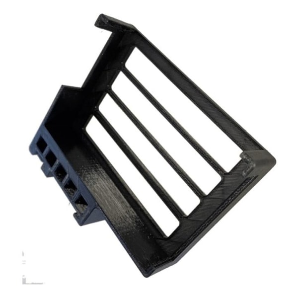 Winther ER-X router DIN mount 3D printed black plastic