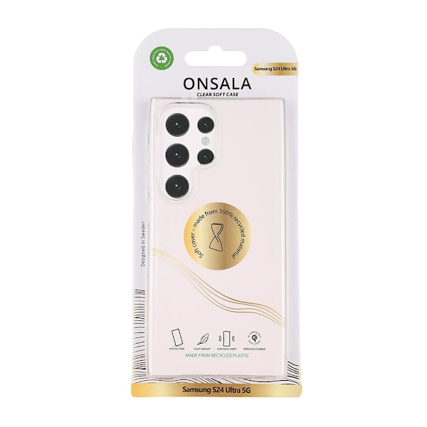 Onsala Mobilskal Återvunnen TPU Transparent - Samsung S24 Ultra 5G Transparent