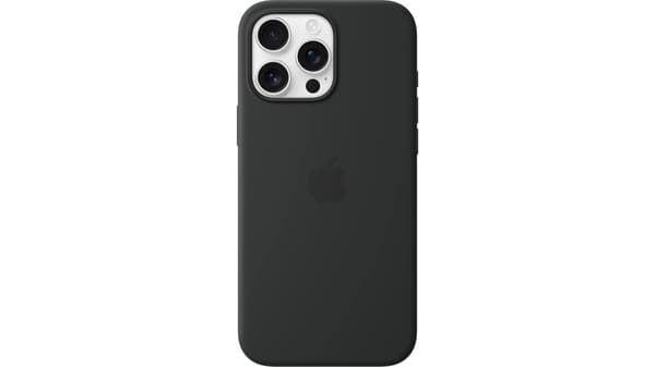 Apple iPhone 16 Pro Max Silicone Case with MagSafe - Black Svart