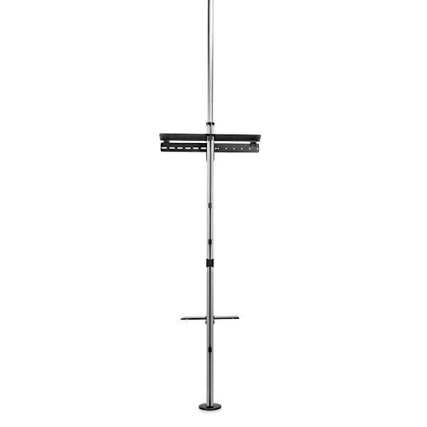 Nedis Fuld Motion TV Stand | 37 - 70 " | Maksimal vægt: 30 kg | Vipbar | Kan drejes | Justerbare forudfastsatte højder | Aluminium / Stål | Sort / Søl