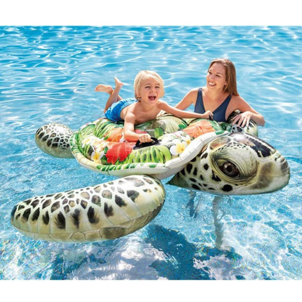 Intex, Ride-On Realistisk Sköldpadda 191x170cm
