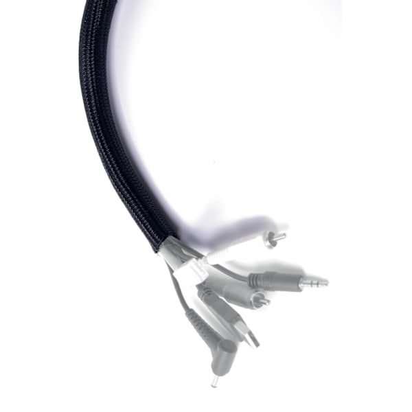 Desire2 Kabelstrømpe 13mm 2m Med Velcrolukning Sort